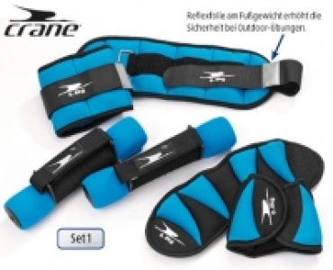 CRANE®Fitnessgewichte-Set, 6-teilig