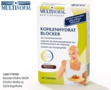 MULTINORM Kohlenhydrat-Blocker oder Fett Control Tabletten