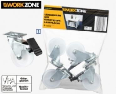 WORKZONE®Kleine Transportrollen