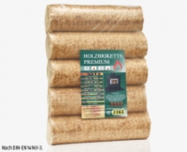 Holzbriketts, Premium, 10 kg