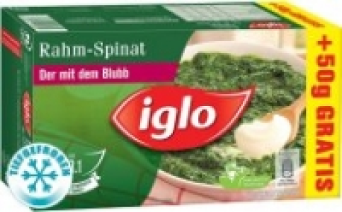 iglo Rahm-Spinat 1.29 €