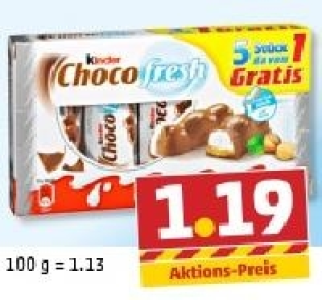 KINDER Choco fresh 1.19 €