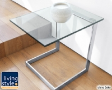 Aldi Süd  LIVING STYLE®Glas-Beistelltisch