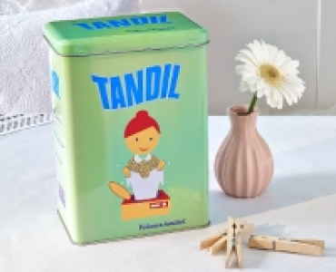 TANDIL®Vollwaschmittel in der Nostalgiedose