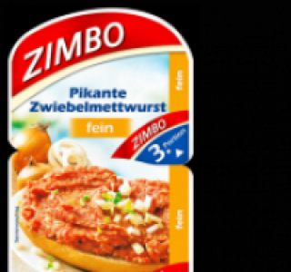 ZIMBO Zwiebelmettwurst 0.99 €