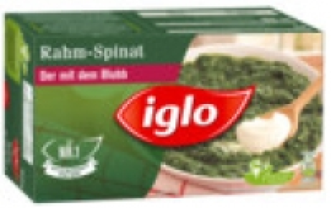 Iglo Rahm- Spinat 1.19 €