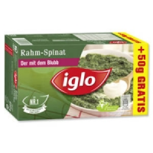 iglo Rahm-Spinat 1.19 €