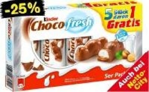 kinder Choco fresh 1.19 €