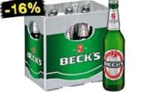 Becks Pils 6.99 €