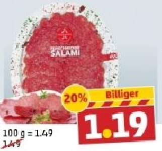 WILTMANN Feinschmecker-Salami 1.19 €