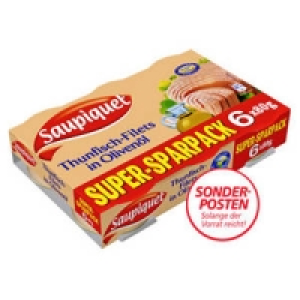 Saupiquet Thunfisch-Filets in Olivenöl 4.44 €