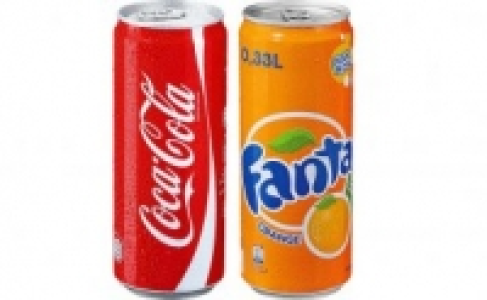 Coca Cola oder Fanta 0.44 €