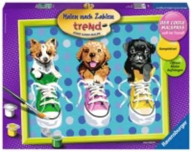 Welpen in Chucks, Malen nach Zahlen 23.99 €