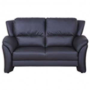 2-Sitzer Sofa - schwarz - Kunstleder 349.99 €