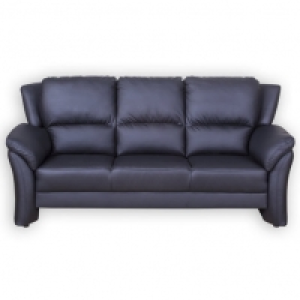 3-Sitzer Sofa - schwarz - Kunstleder 399.99 €