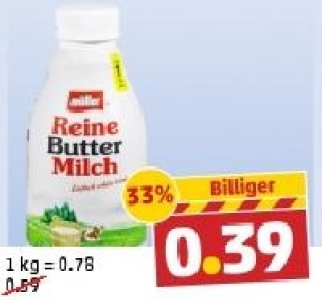 MÜLLER Reine Buttermilch 0.39 €