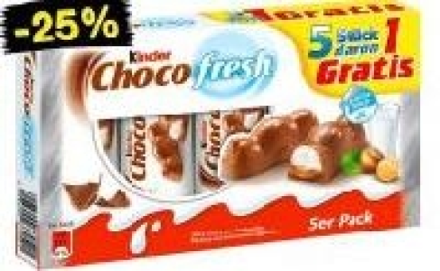 kinder Choco fresh 1.19 €