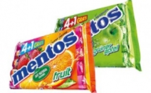 Mentos Kaudragees 1.29 €