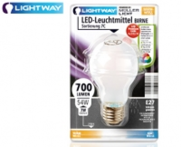 LIGHTWAY®LED-Glasserie-Birne, nicht dimmbar 4.99 €