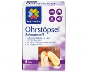 MULTINORM Ohrstöpsel 2.99 €