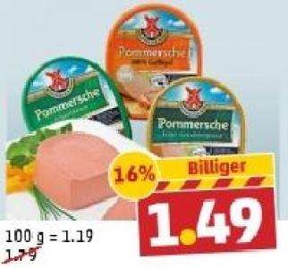 RÜGENWALDER MÜHLE Pommersche Leberwurst 1.49 €