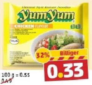 YUM YUM Instantnudeln 0.33 €