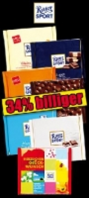 Ritter Sport Schokolade 1.49 €