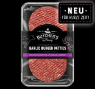 BUTCHERS Garlic Burger Patties 1.99 €