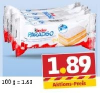 KINDER Paradiso 1.89 €