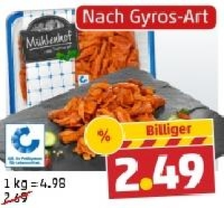 MÜHLENHOF Frisches Schweine-Geschnetzeltes 2.49 €