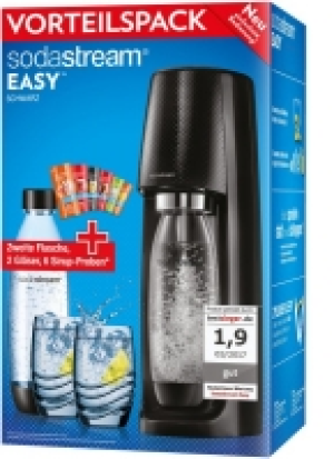 Sodastream Easy Vorteilspack/Promo-Pack schwarz