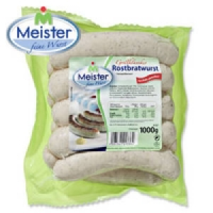 Meister Rostbratwurst 4.99 €