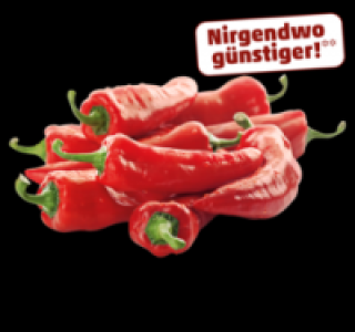 Rote Spitzpaprika 1.19 €