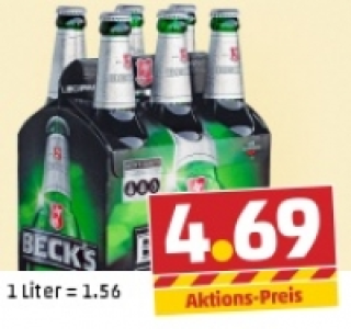 BECKS Pils 4.69 €