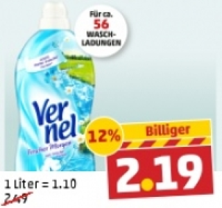 VERNEL Weichspüler 2.19 €