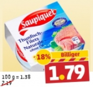 SAUPIQUET Thunfisch-Filets 1.79 €