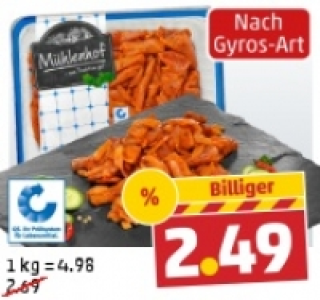 MÜHLENHOF Frisches Schweine-Geschnetzeltes 2.49 €