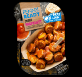 PENNY READY Curry Bratwurst 1.09 €