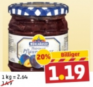 MÜHLHÄUSER Pflaumenmus 1.19 €