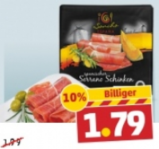 SANCHO Spanischer Serrano-Schinken 1.79 €