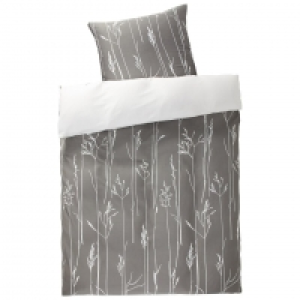 Satin-Bettwäsche NORDIC (155x220, grau-weiß) 25.00 €