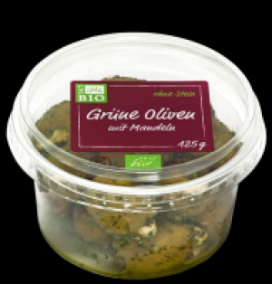 Grüne Oliven mit Mandeln 2.99 €