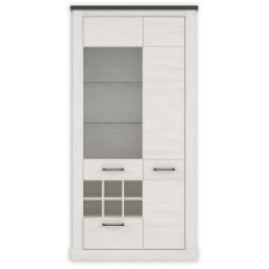 Vitrine - Pinie weiß - Touchwood - 2 Türen 379.00 €