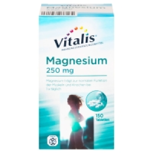 Vitalis® Magnesium 250 mgÂ²/Calcium 400 mg + Vitamin D3Â² 2.99 €