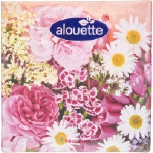 alouette Serviette Motiv Blumenstrauß