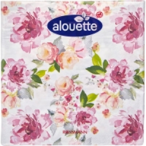 Rossmann Alouette alouette Serviette Motiv Blumen