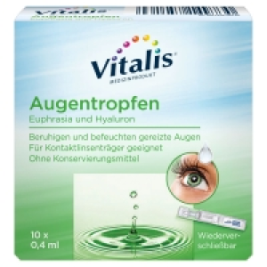 Vitalis® Augentropfen Euphrasia und Hyaluron 4 ml 3.89 €