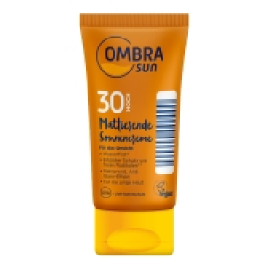 Aldi Süd  OMBRA sun Mattierende Sonnencreme LSF 30 50 ml