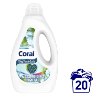 Coral Wasserlilie & Limette Flüssigwaschmittel 20 WL