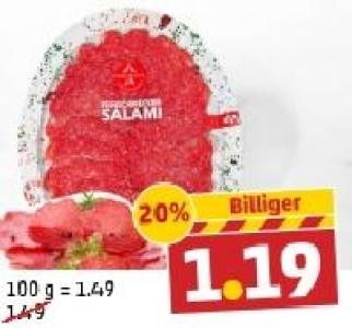 WILTMANN Feinschmecker-Salami 1.19 €